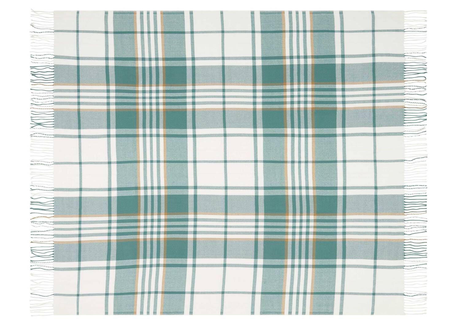 Watkins Plaid Throw Ivory/Arctic/Nutm