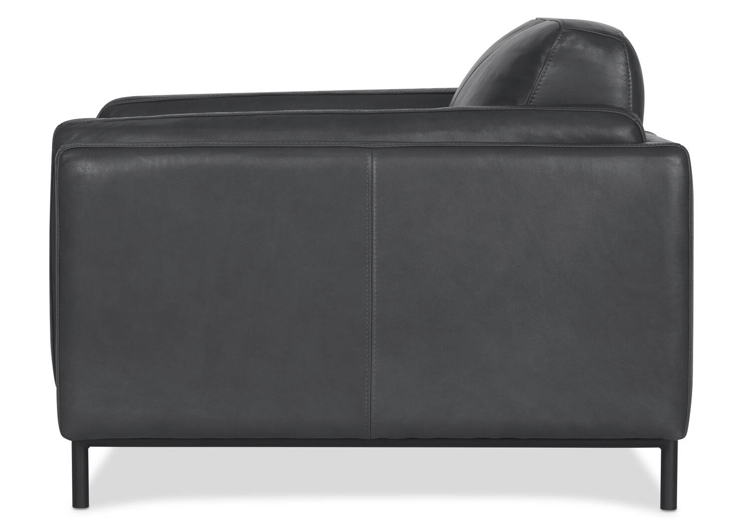 Fauteuil en cuir Renfrew -Alder gris
