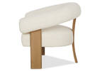 Fauteuil Aly Velji -naturel/ivoire