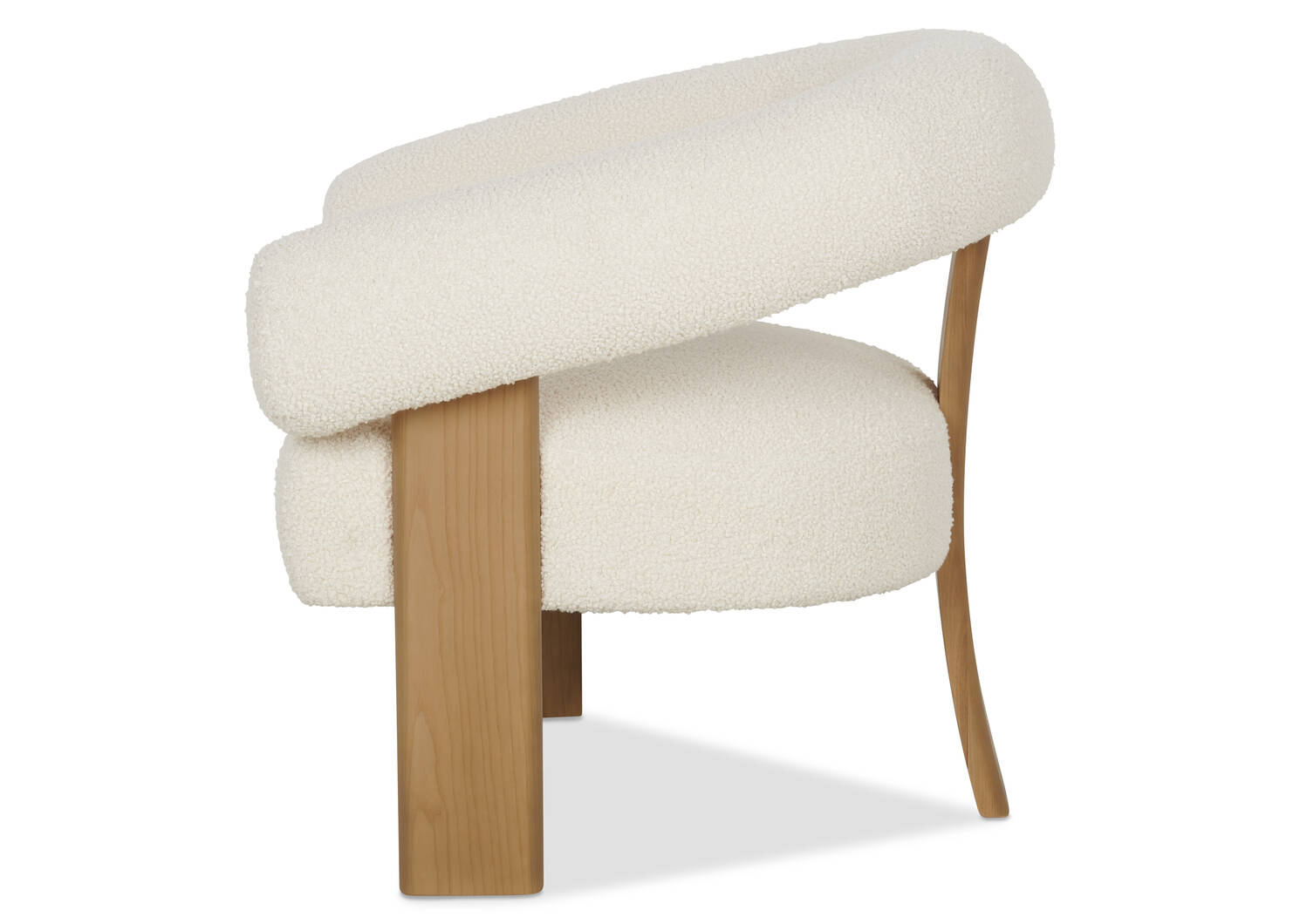 Fauteuil Aly Velji -naturel/ivoire