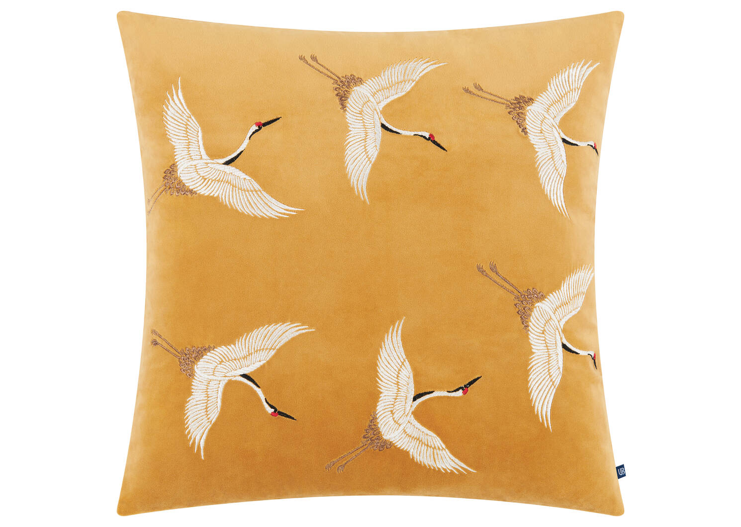 Eloise Crane Pillow 20x20 Goldfield/N