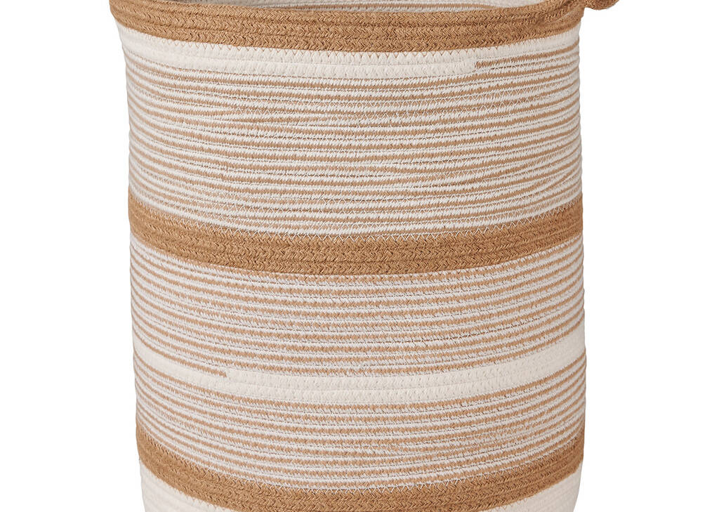 Ruiz Laundry Basket Natural/White