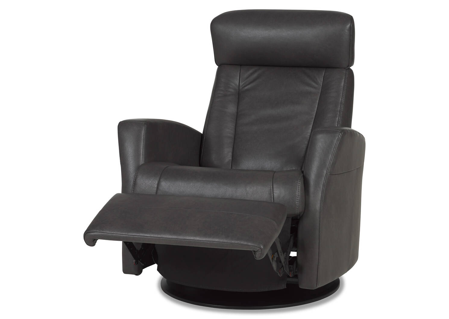 Fauteuil inc. cuir Gabriel -Sol ardoise