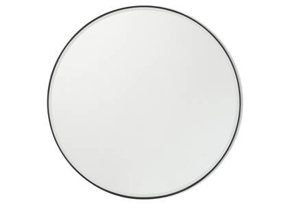 Erika Wall Mirror Round Black 31"