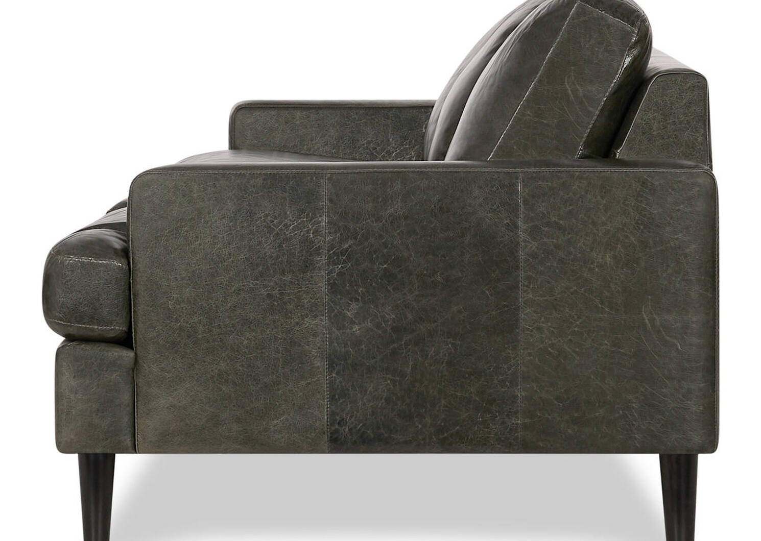 Savoy Leather Sofa -Jasper Graphite