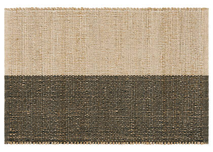 Tapis décoratifs Jarrett noirs/sable