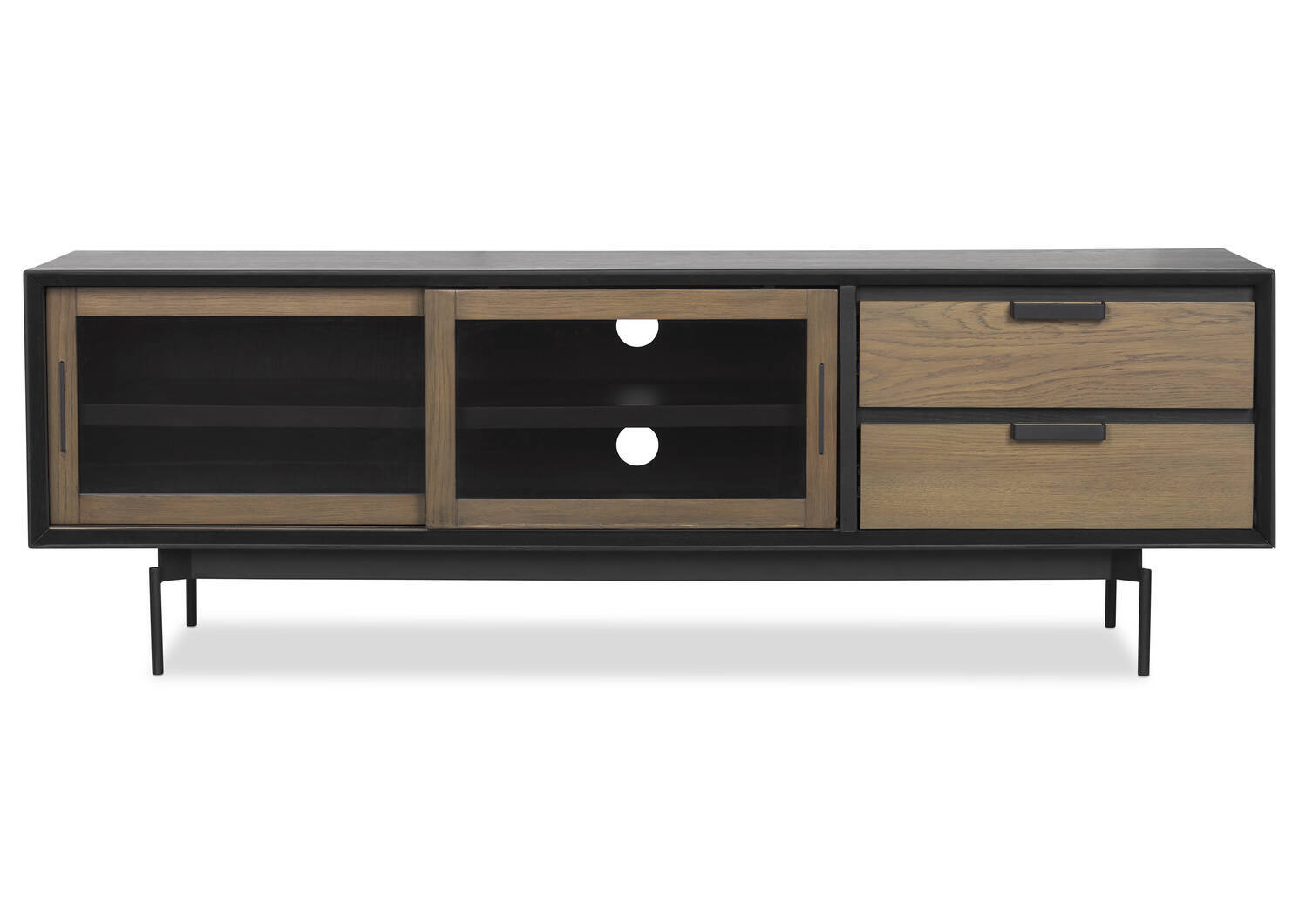 Melville Media Unit -Raven Umber