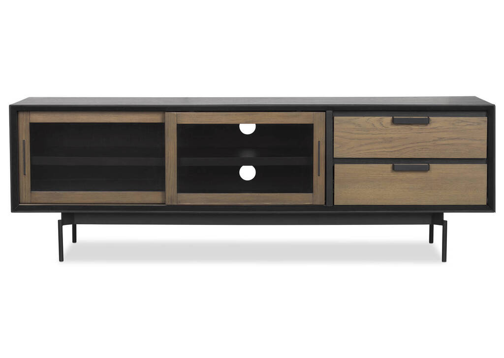 Melville Media Unit -Raven Umber
