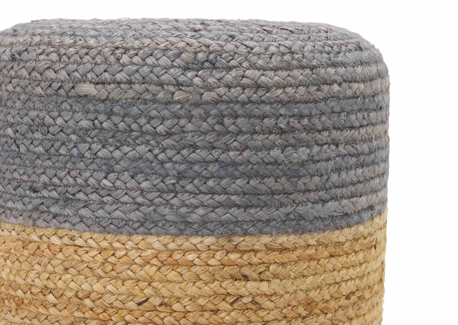 Granger Pouf Grey/Natural