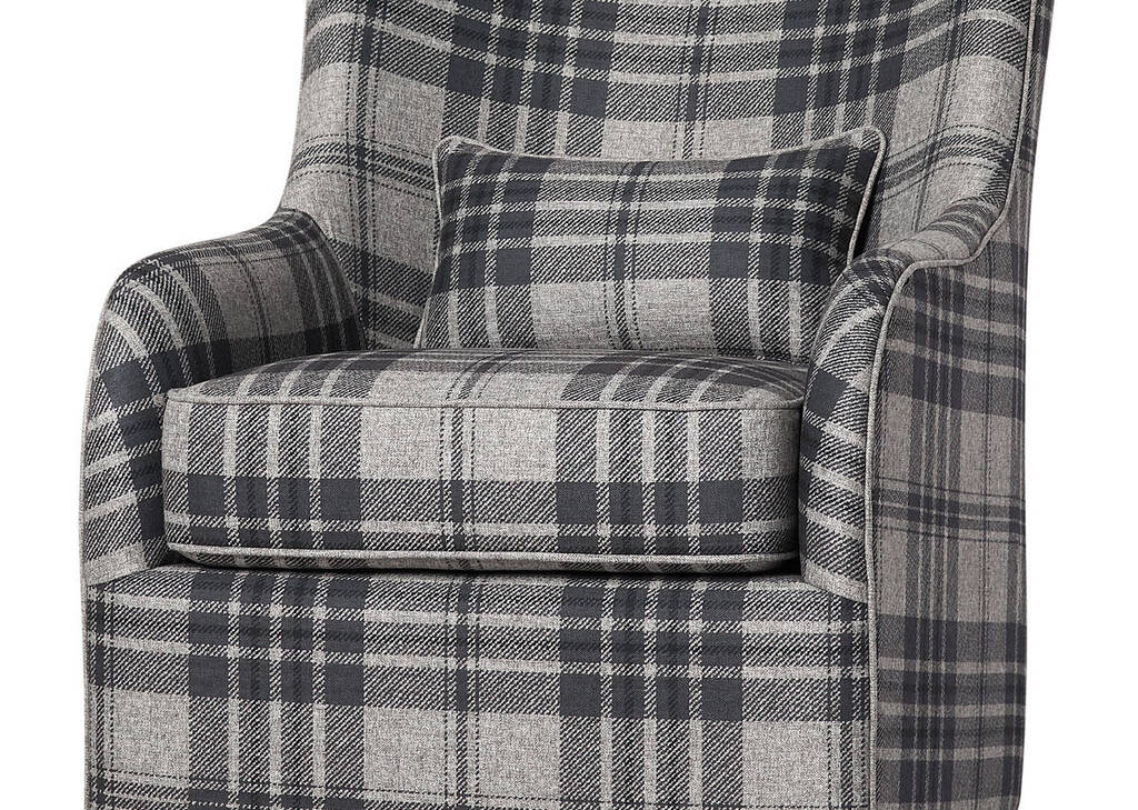 Coventry Swivel Armchair -Marta Charcoal