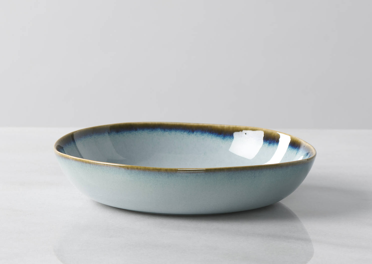 Service vaisselle Burritts 16 p. bleu p.