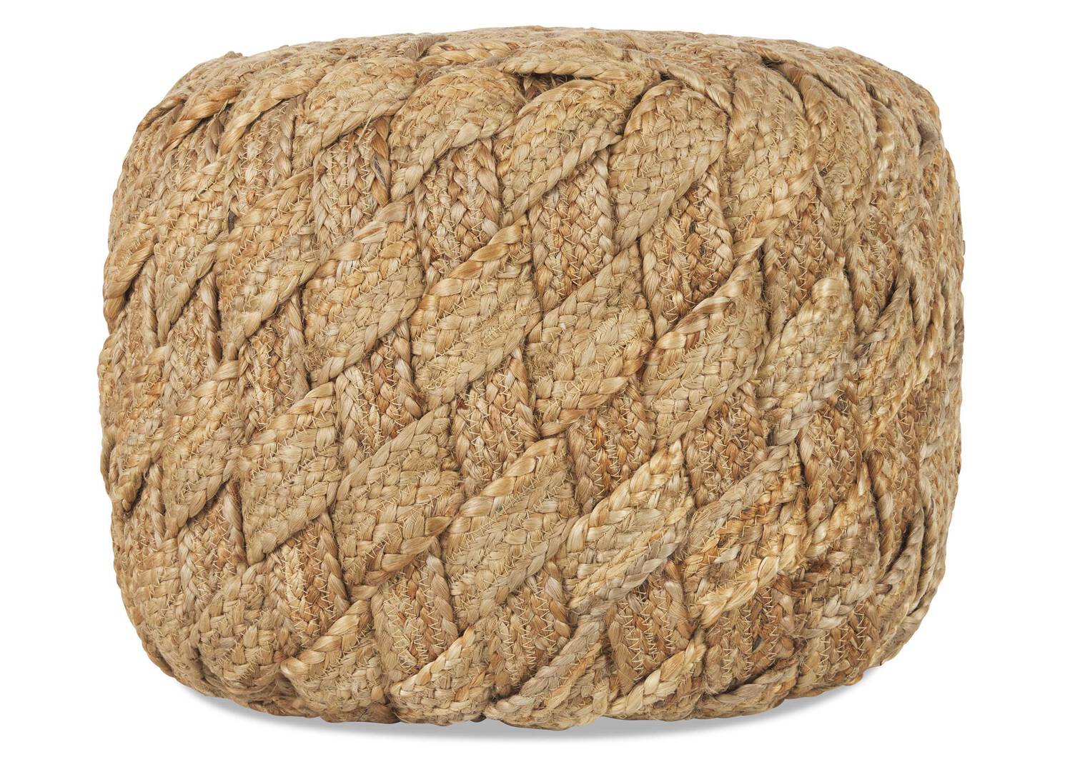 Jameson Jute Pouf Natural