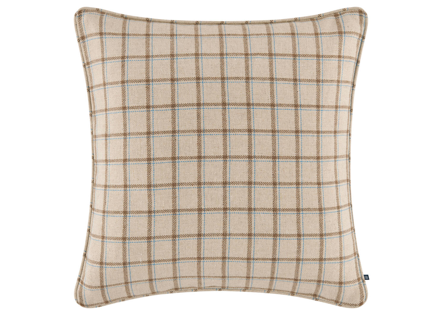 Coussin en tweed Ember 20x20 sable/multi