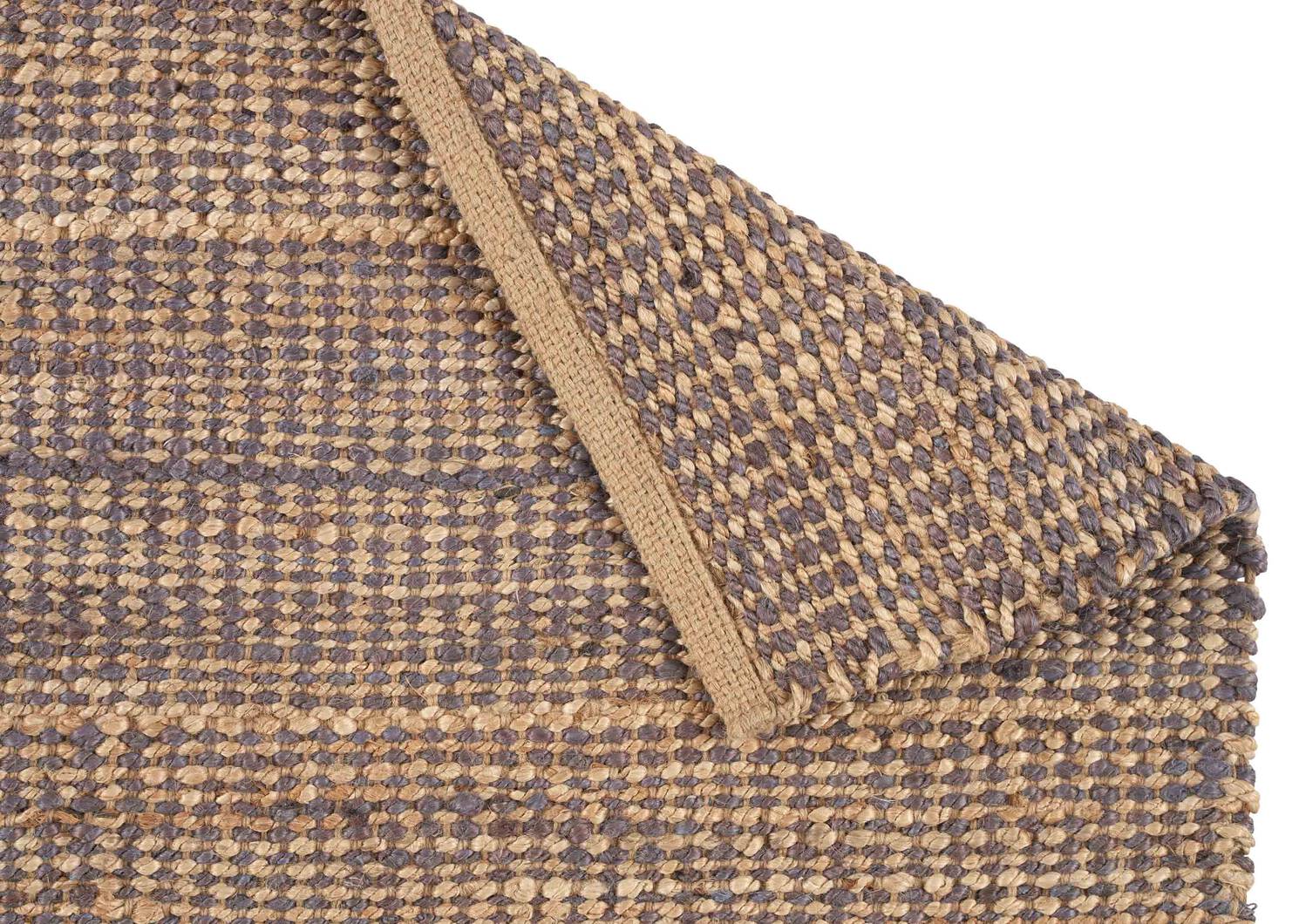 Novak Jute Runner 30x84 Natural/Grey