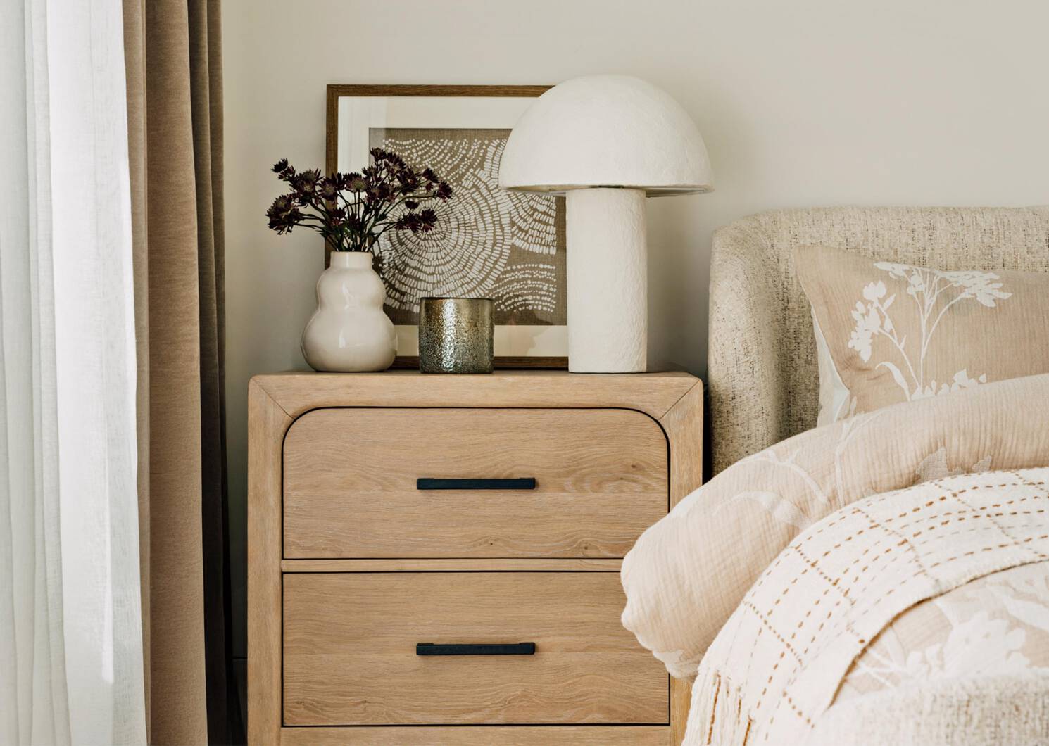 Table de chevet Marisol -Nevin sable