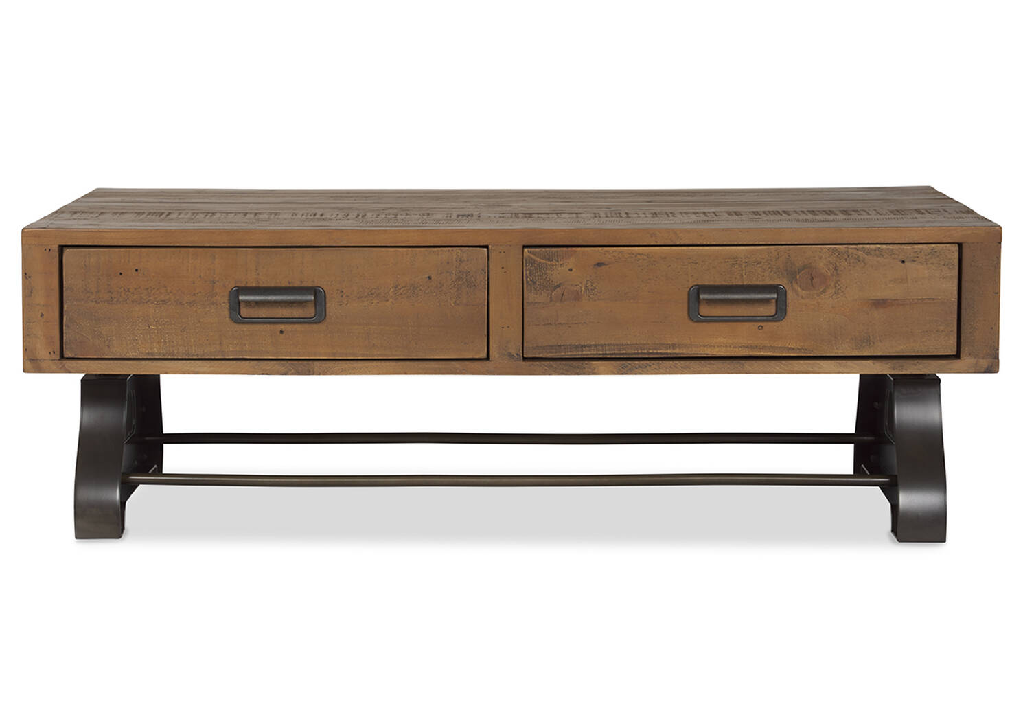 Table basse Stapleton -Whisky brun