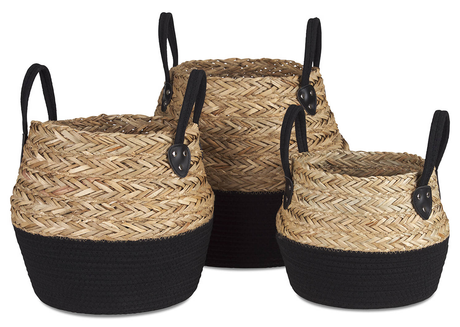 Racquel Basket Medium Natural/Black