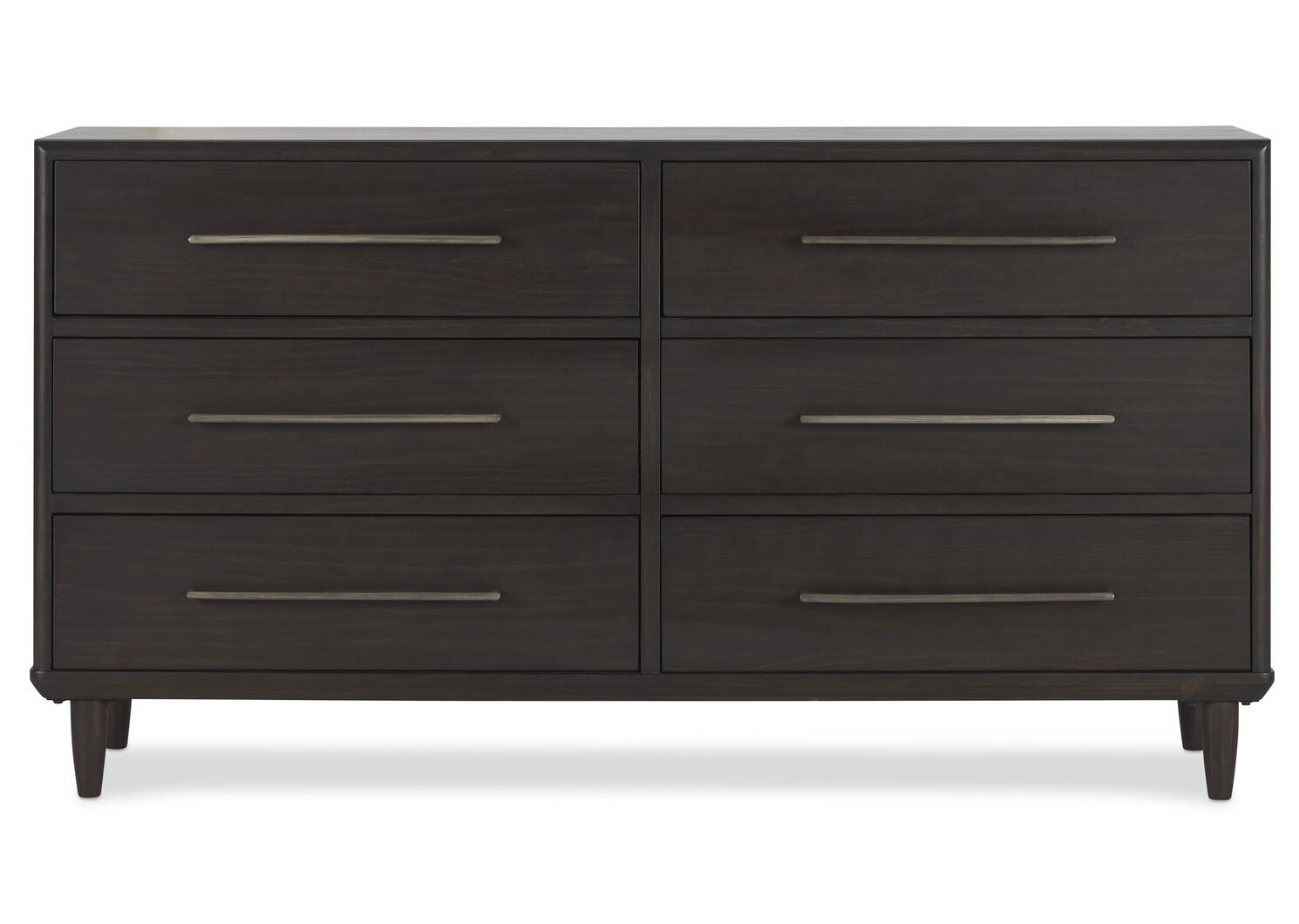 Luna 6 Drawer Dresser -Stone Cocoa