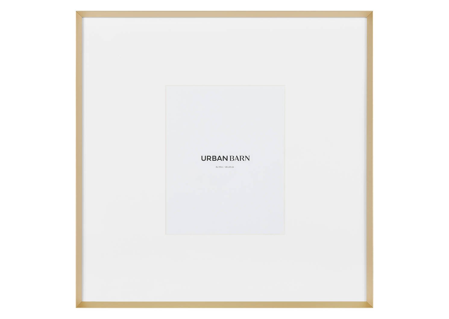 Russo Gallery Frames Satin Brass