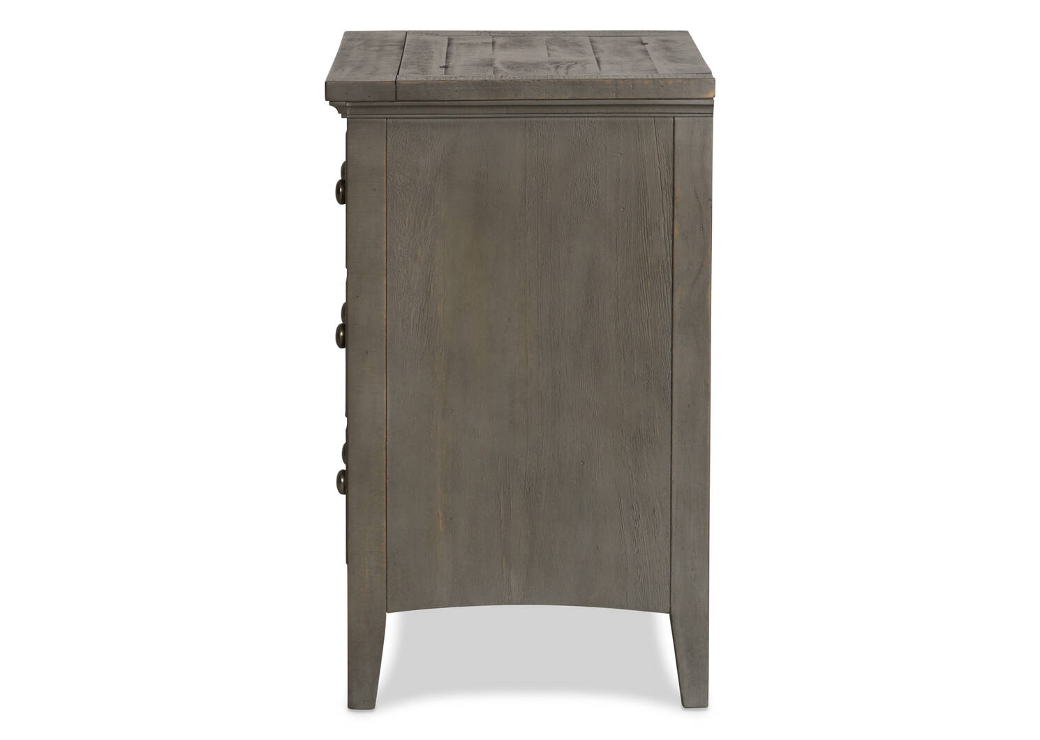 Table de chevet Parker -héron gris