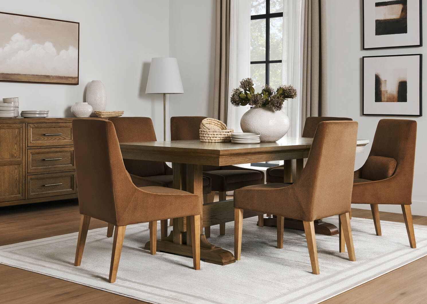 Ingram Dining Chair -Vaughn Caramel