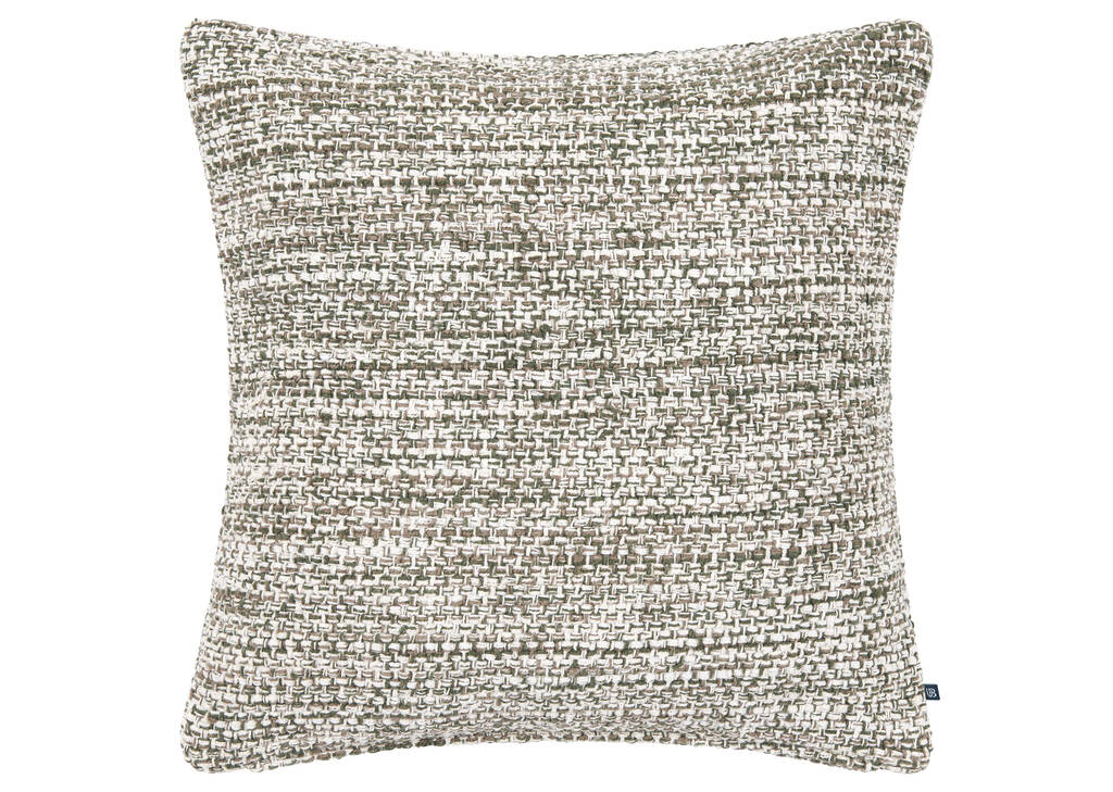 Hayes Boucle Pillow 20x20 Ivory/Green