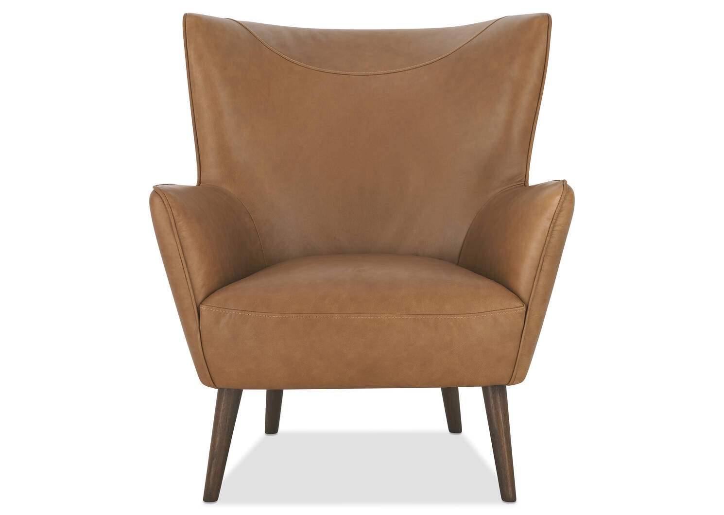 Fauteuil cuir Diablo -Harrod brun clair