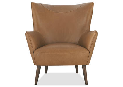 Fauteuil cuir Diablo -Harrod brun clair