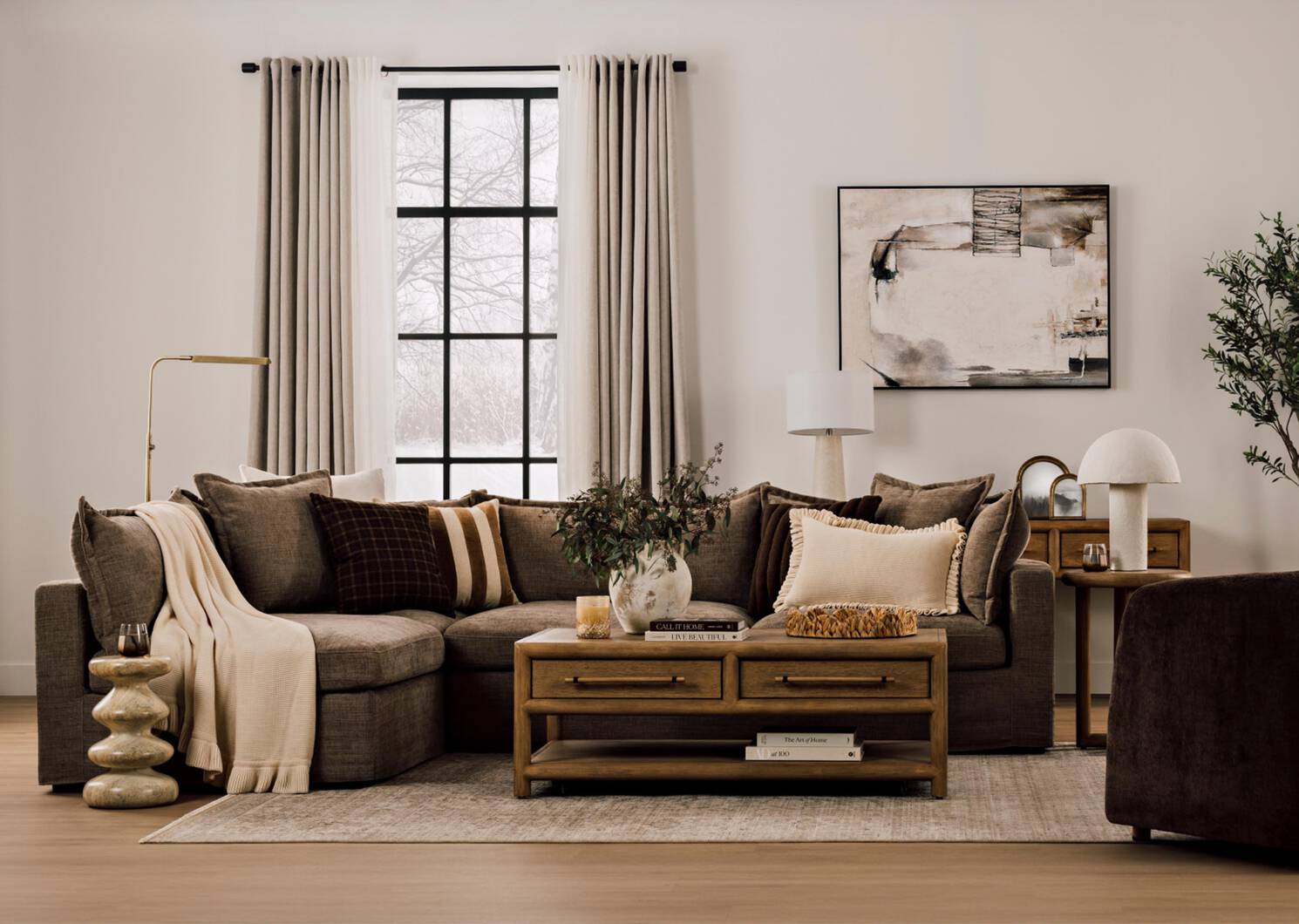 Jayman Coffee Table -Cava Sesame