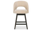 Rielle Swivel Counter Stool -Cai Latte