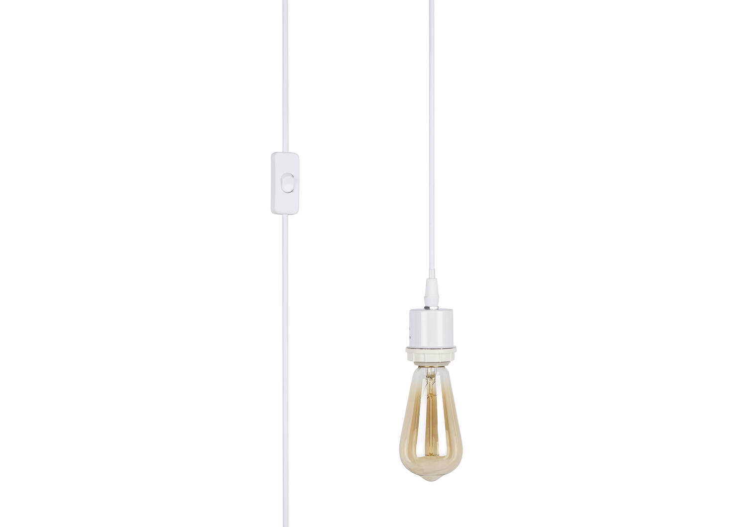 Lampe suspendue tambour Camila grise