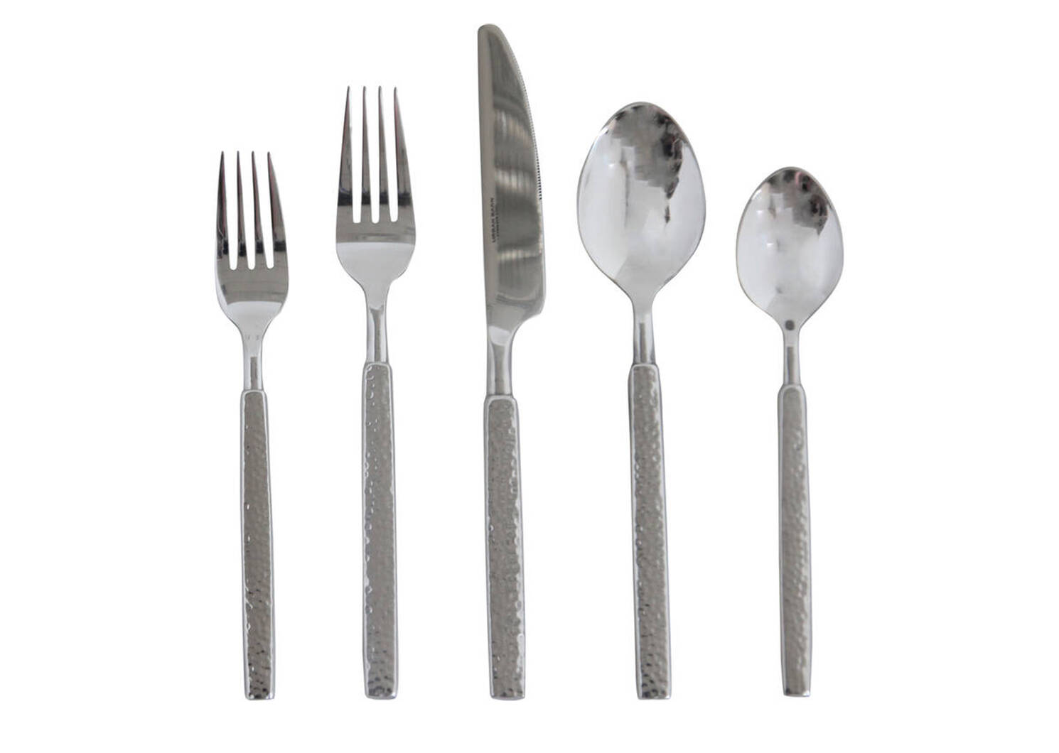 Hammered 5pc Cutlery Set
