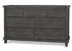 Ironside 7 Drawer Dresser -Smoke