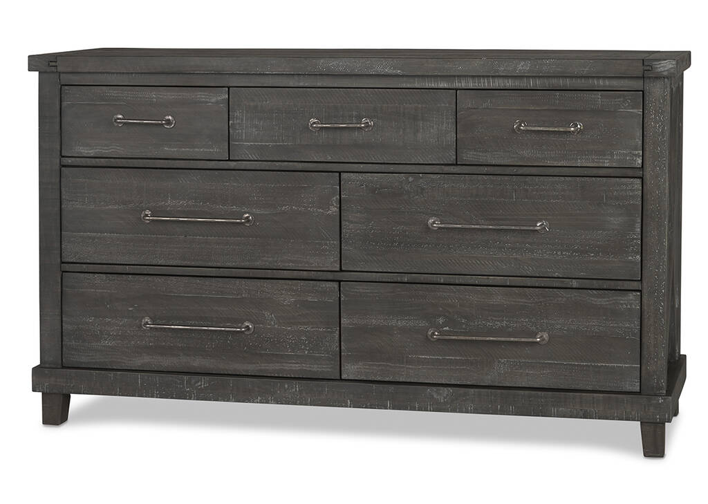 Ironside 7 Drawer Dresser -Smoke