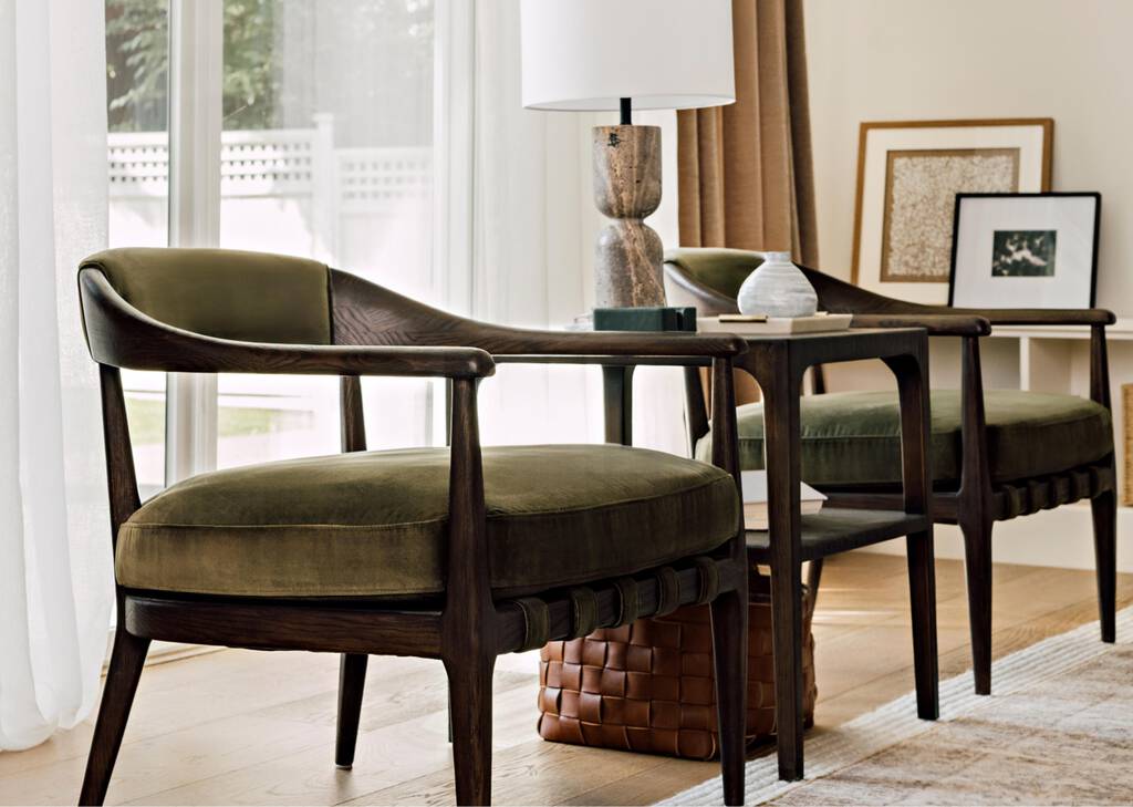 Table d’appoint Dundas -Hughes ambré