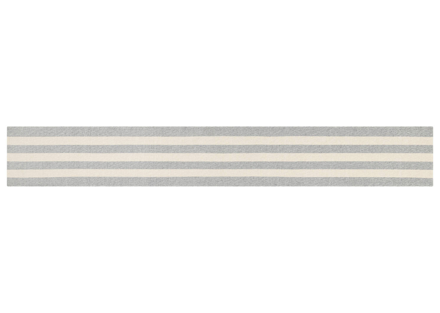 Laurel Striped Table Runner Sand/Black