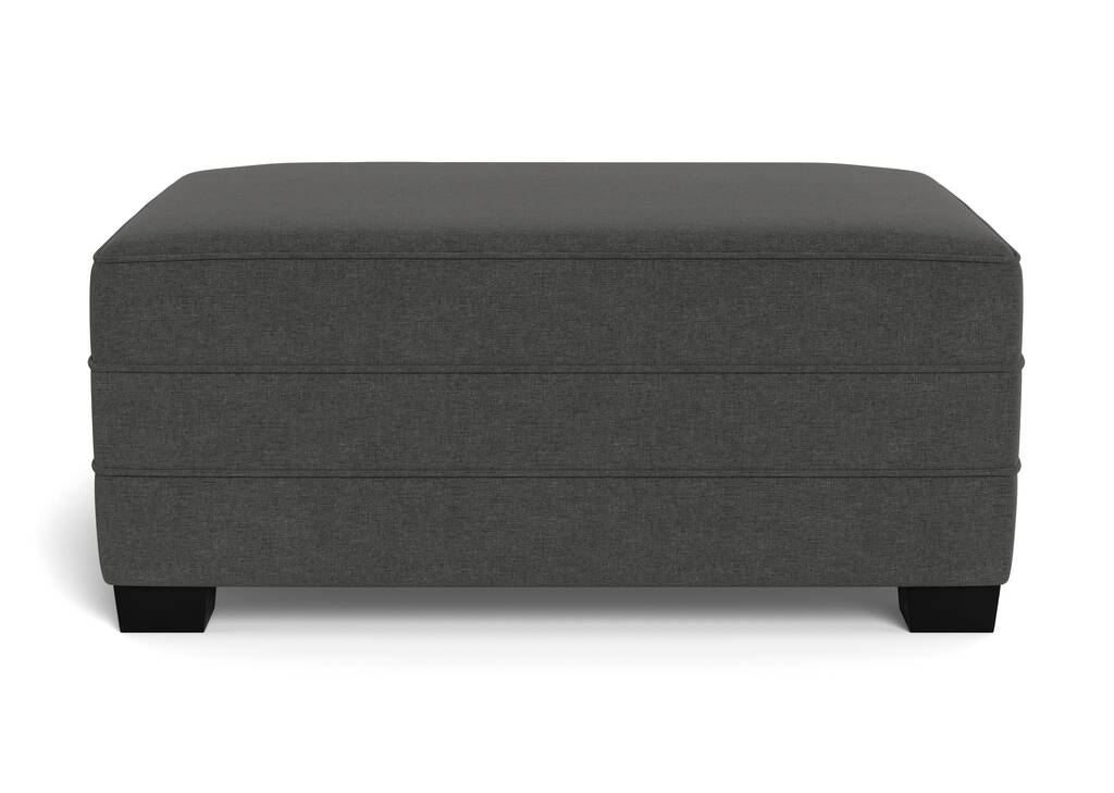 Azure Custom Ottoman 40x26"