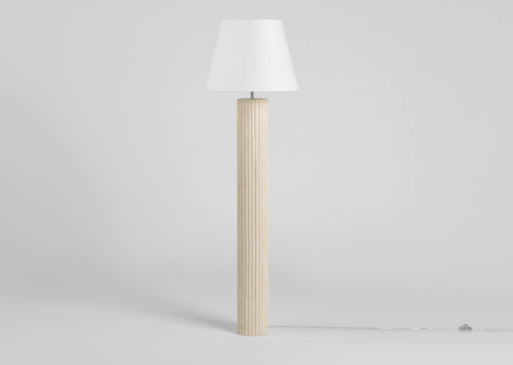 Minna Floor Lamp Ivory