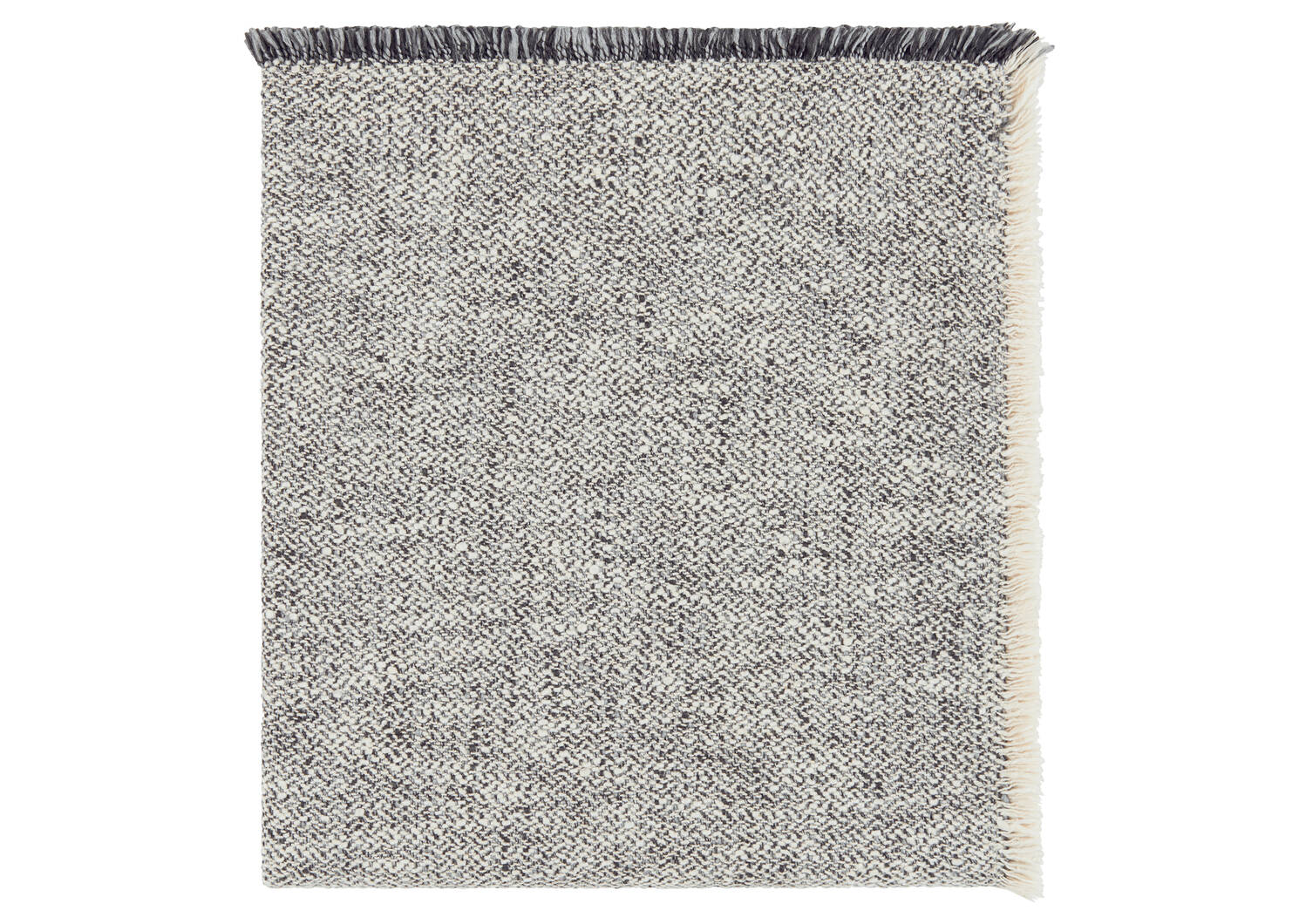 Blakely Cotton Throw Natural/Black