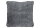 Coussin f. fourrure Kingston 20x20 gris