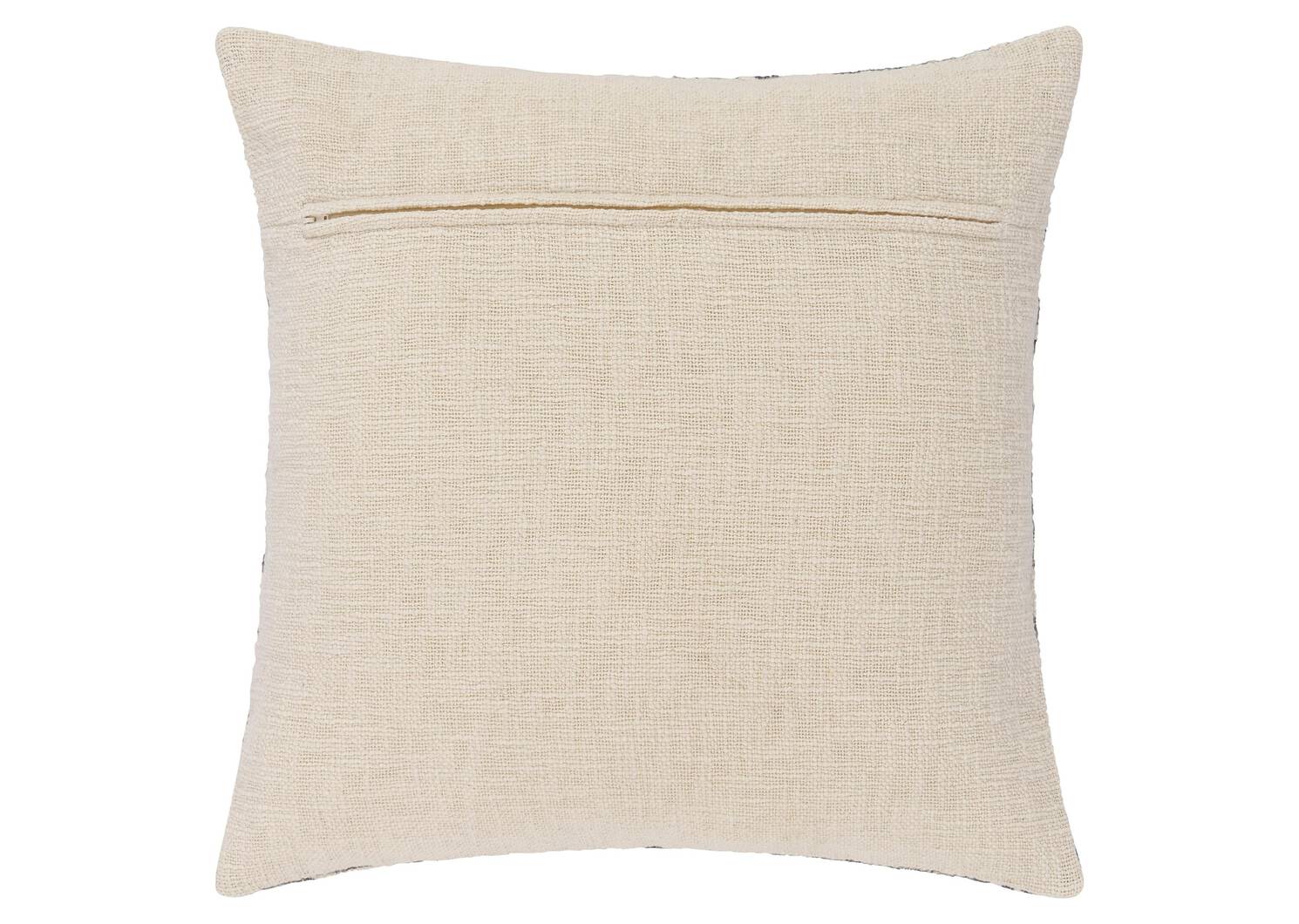 Coussin texturé Leeside 20x20 ivoire/gr