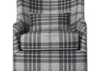 Coventry Swivel Armchair -Marta Charcoal