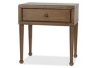 Sylvie 1 Drawer Nightstand -Idris Amber