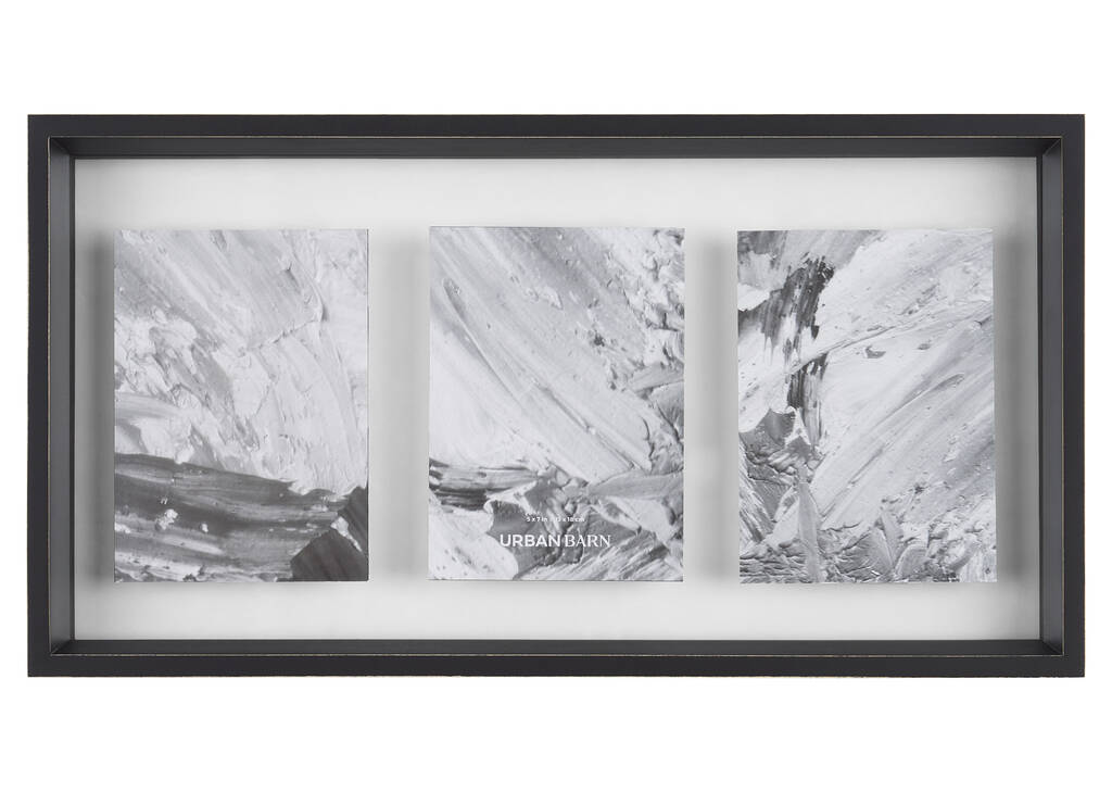 Cadre flottant Omry 3-5x7 noir