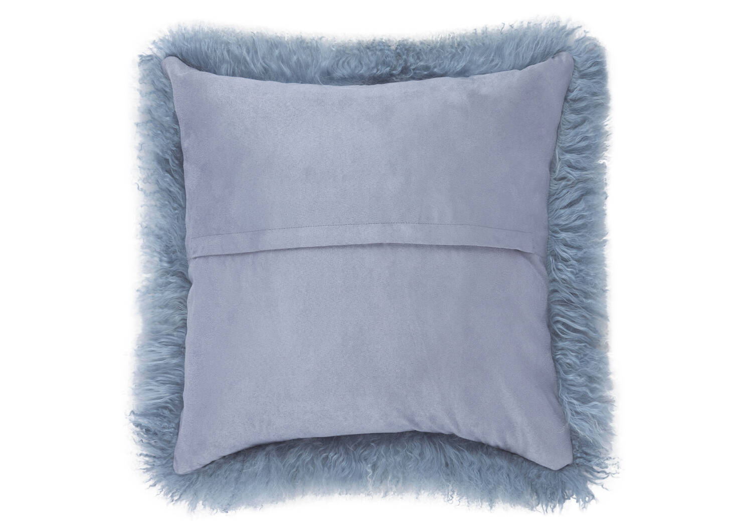 Coussin enn.Mongolian 20x20 bleu voilé