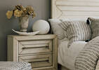 Ensembles de housse de couette en coton Collen blancs/gris