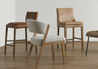 Tabouret Murdoch -Allister parch/faon