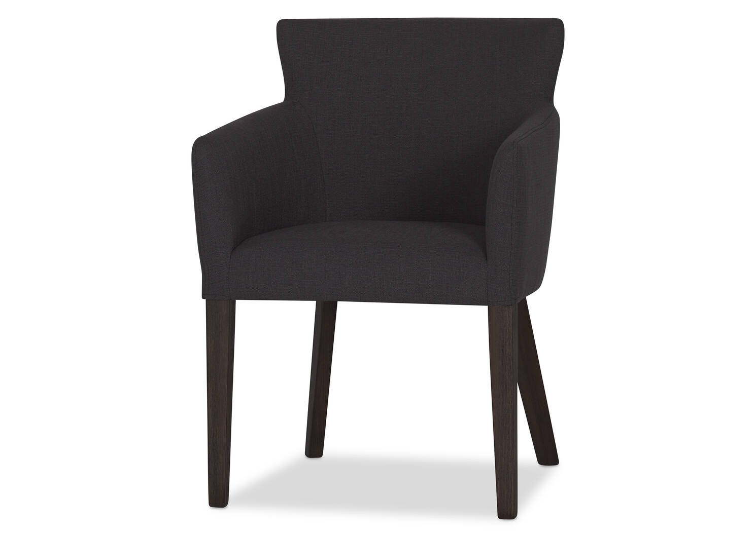Jenaya Arm Dining Chair -Amos Charcoal
