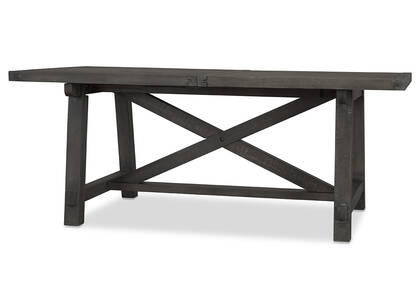 Ironside Ext Dining Table Rect -Smoke