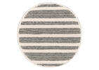 Higgins Pouf Grey/Ivory